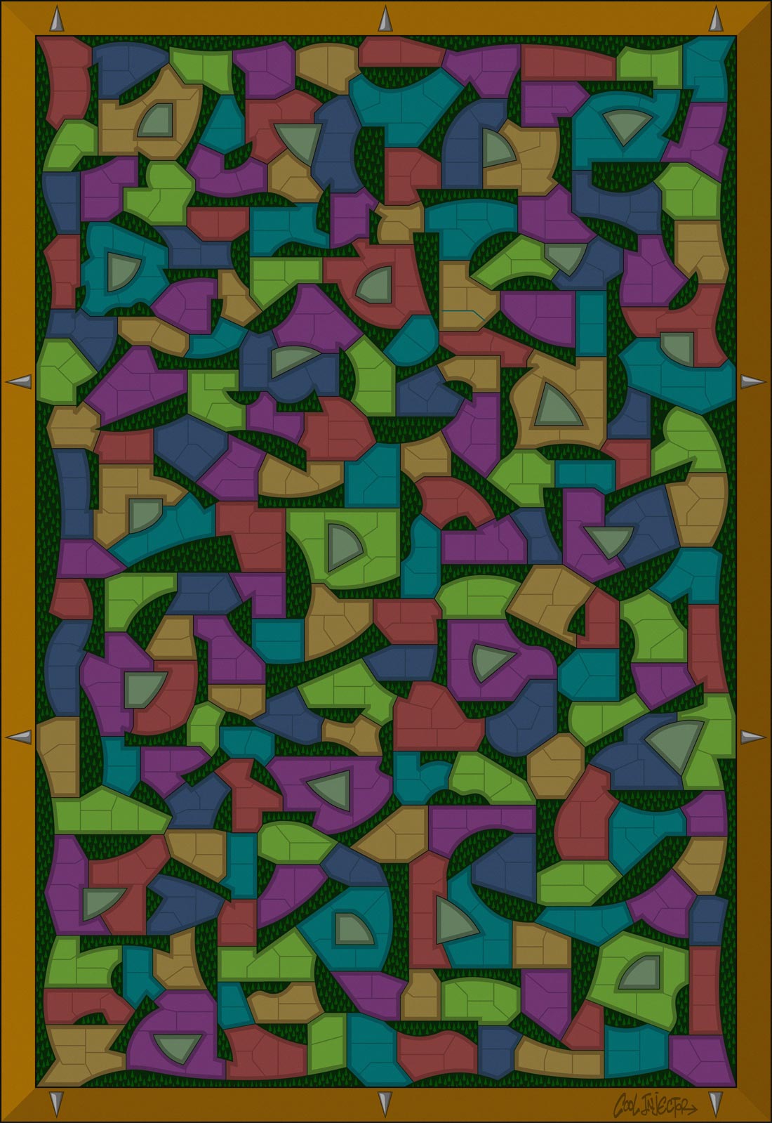 the map